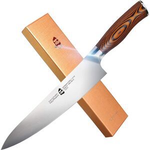 TUO TC0719 8" Kitchen Knife, Fiery Phoenix Series, High Carbon German Steel